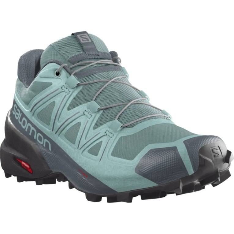 Turquoise Salomon Speedcross 5 Women's Trail Running Shoes | IE WC4853